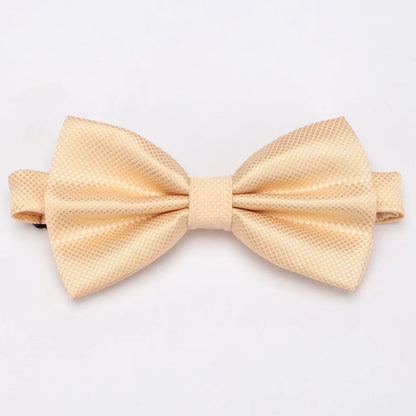 Men Bowties Solid Color Butterfly Wedding Necktie for Boys Girls Candy Bowknot Accessories Plaids Multicolor Adjust Neck Bow Tie Good Vibrations
