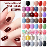 8ml Peel Off Water-Based Nail Polish Red Nails Fast Drying Long-Lasting Nail Art Polish DIY Design No Need Lamp Cure Manicure Good Vibrations
