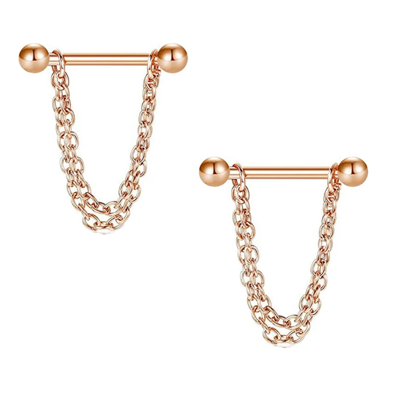 1 Pair Heart Barbell Nipple Ring Piercing Helix Piercing Sexy Nipple Jewelry High Quality Zircon Nipple Rings For Women Oreja Good Vibrations