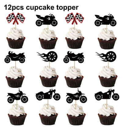 Motorcycle/Dirt Bike Birthday Party Decor Good Vibrations