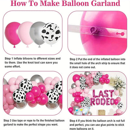 134pcs Wedding Themed Balloon Set for Proposals and Wedding Occasions, Birthdays, Bachelorette Parties, Anniversaries and More Good Vibrations