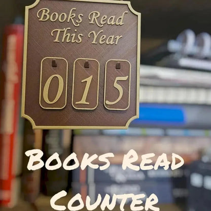 Book Decor for Shelf Bookshelf Counter Bookish Reader Bookworm Track Yearly Reading for Classroom Librarian Women Men Good Vibrations