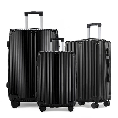 3pcs Luggage with Corner Protectors 20/24/28-Inch Durable Hard Shell 360 Spinner Wheels Multifunctional Large Capacity Lightweig Good Vibrations