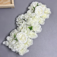 1pc Simulated Silk Flower Arrangement Leading To Wedding Arch Floral Arrangement Artificial Floral Row Decor Wed Arch Backdrop Good Vibrations