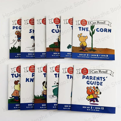 12 Books Set My Very First I Can Read English Picture Book for Beginner Pocket Book for Children Kids Montessori Bedtime Reading Good Vibrations