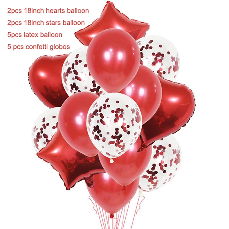 Hockey Themed Birthday Party Decorations Balloons Set Happy Birthday Banner Cake Topper Sports Theme ice hockey Party Supplies Good Vibrations