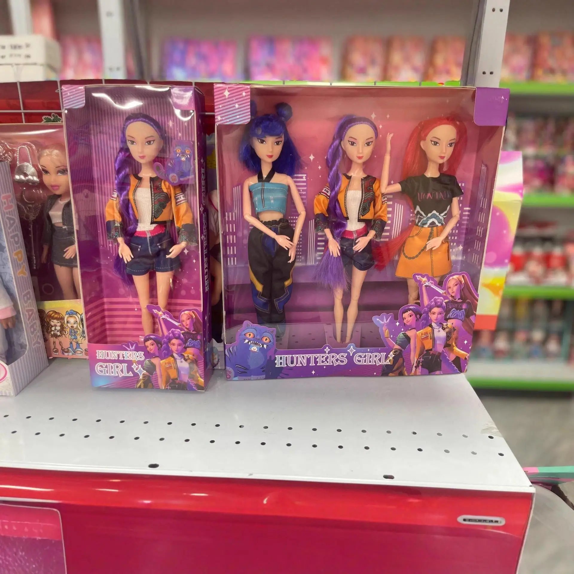 New Korean Wave Girl Group K-POP Witch Hunt Doll Rumi Mirazoi Toy Vinyl Doll Christmas Children's Birthday Gift Good Vibrations