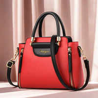 Women's bag 2025 new fashion women's bags hit color hand-held  bag Europeand the United States all-match shoulder messenger bag Good Vibrations