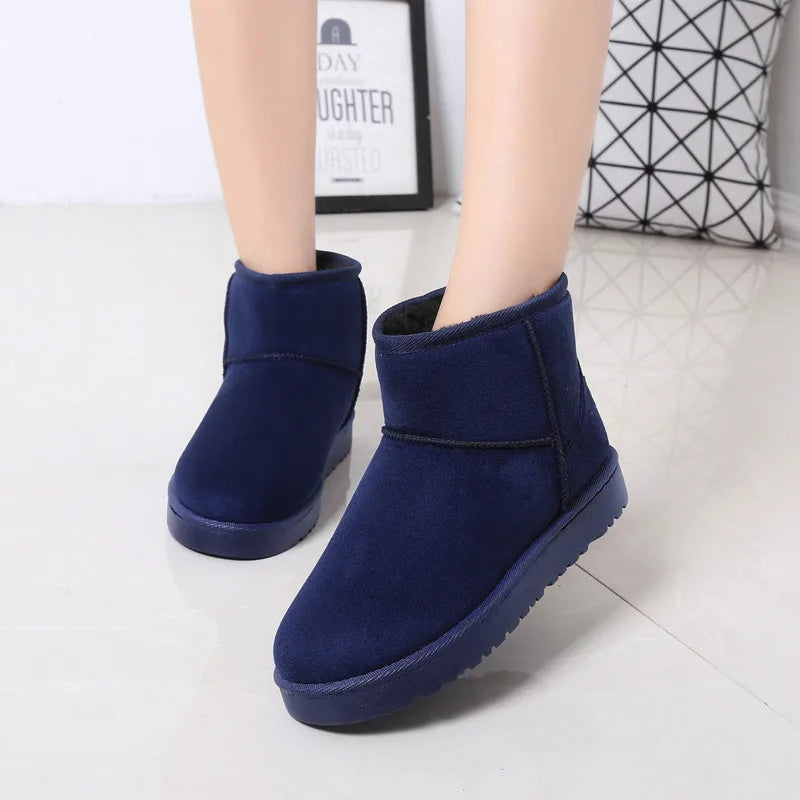 Women Snow Boots Australia Classic  Women Ankle Boots Customized Winter Faux Fur Women Shoes Good Vibrations