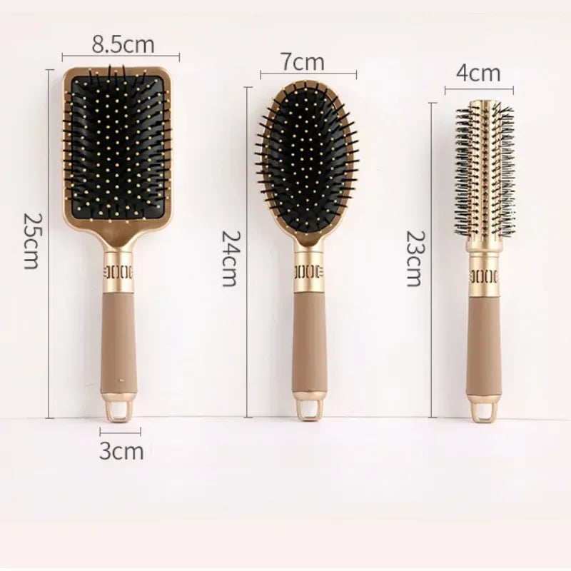 Professional Salon Straight Smooth Paddle Hair Brush Large Hairdressing All Hair Type Hairbrush Styling Comb for Women Men Good Vibrations