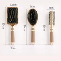 Professional Salon Straight Smooth Paddle Hair Brush Large Hairdressing All Hair Type Hairbrush Styling Comb for Women Men Good Vibrations