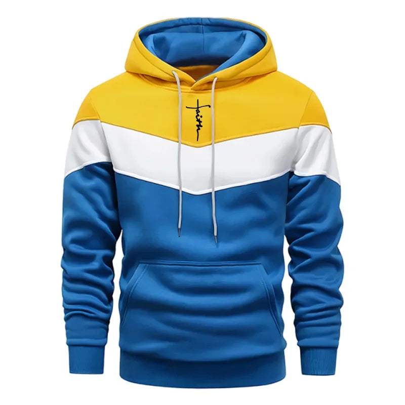 Comfort Casual Sports Autumn Winter Quality Hot Sale Men Tracksuit Fashion Hoodie Tricolor Single Sweatshirt and Pants Daily Man Good Vibrations