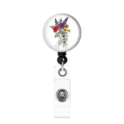 New Glitter Acrylic Retractable Nurse Badge Reel Doctor Teacher Student Name Id Card Holder Keychains Lanyard Wholesale Good Vibrations