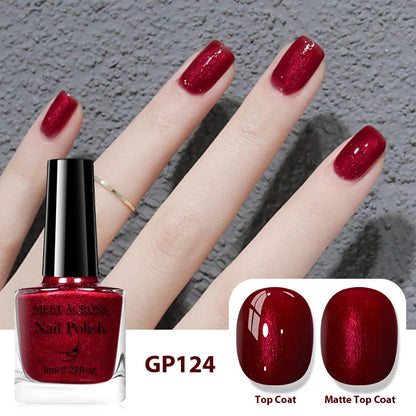 8ml Peel Off Water-Based Nail Polish Red Nails Fast Drying Long-Lasting Nail Art Polish DIY Design No Need Lamp Cure Manicure Good Vibrations