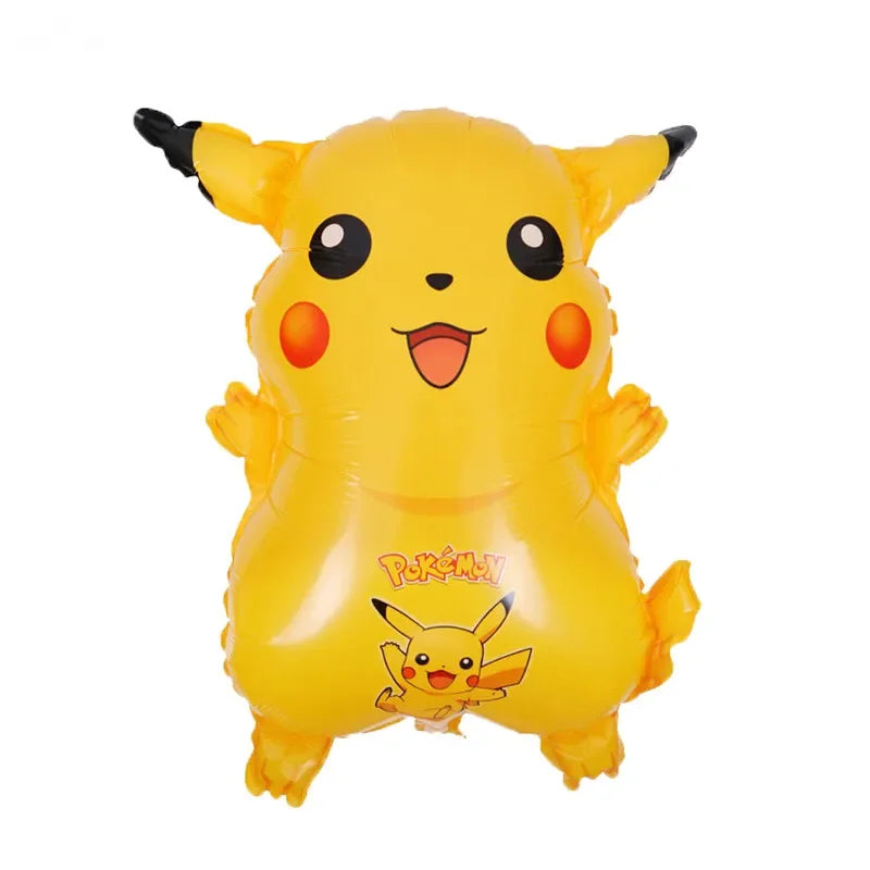 Pokemon Birthday Party Supplies Pikachu Decoration Banner Balloons Tableware Set Plates Napkins Baby Shower Children's Toy Gifts Good Vibrations