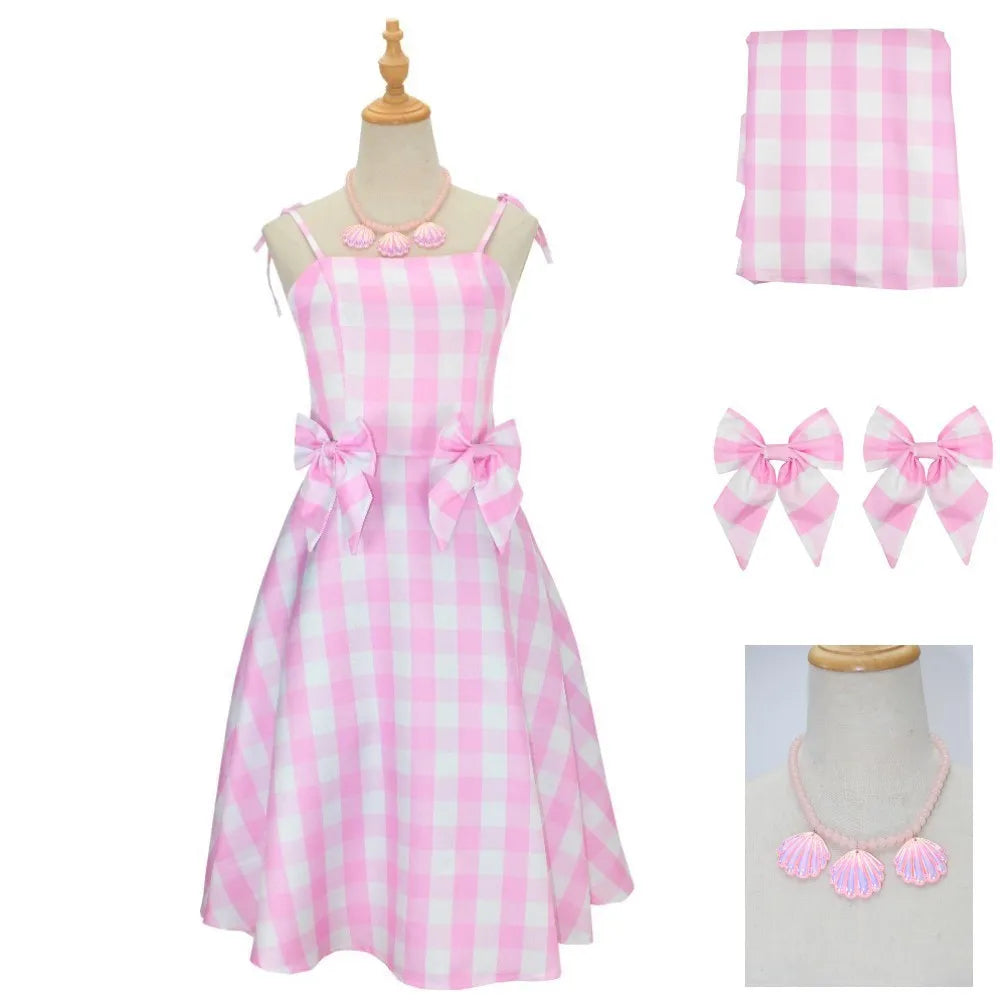 Costume de Cosplay du Film Ken pour Adulte, T-shirt Noir, Écharpe Rose, Ensemble Complet, Princesse, ixde Carnaval d'Halloween Good Vibrations