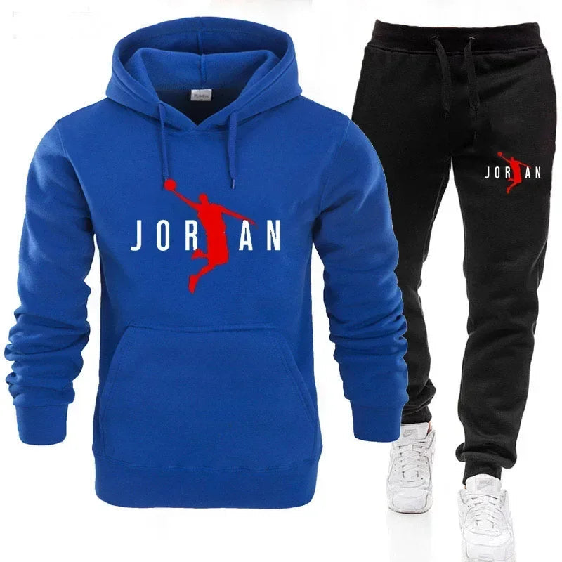 2025 Fall Winter Men's Tracksuit Hoodie Pants 2Pcs Sets Suit Leisure Sweatshirts Sweatpants Fashion Trends Brand Clothing S-3XL Good Vibrations