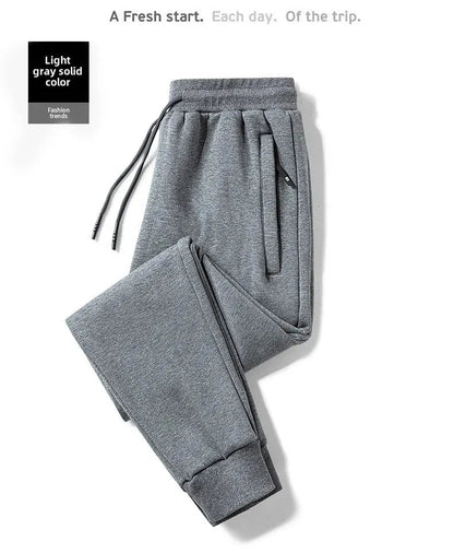 2023 Autumn/Winter New Camouflage Bunched Feet Casual Pants Men's Sweatpants Plus Size Small Feet Pants For Fat Men Good Vibrations