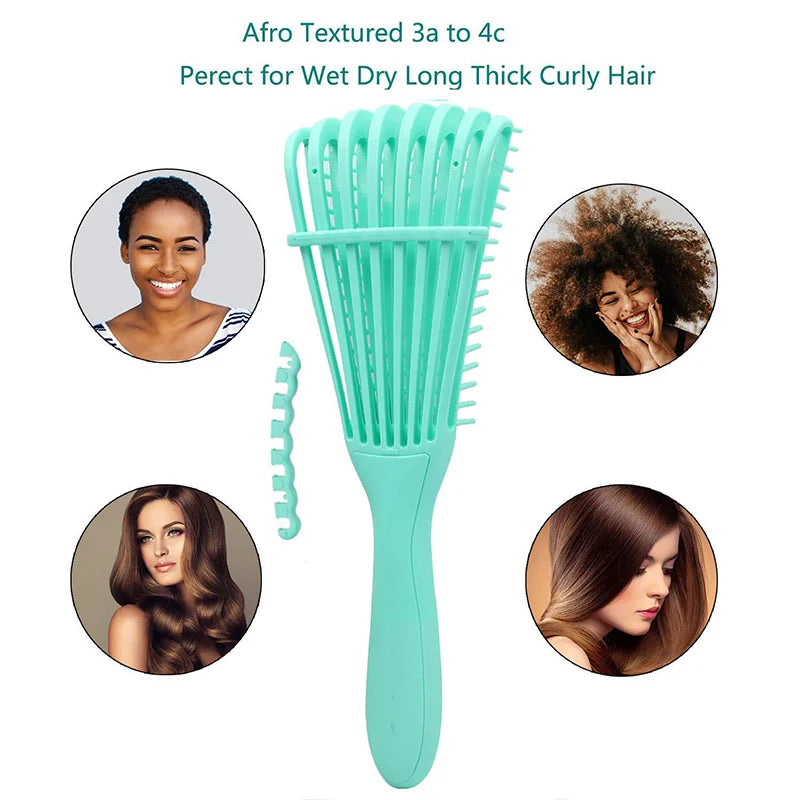 Hair Comb Detangling Brush Scalp Massage Hair Brush Detangler Brush for Curly Hair Thick Hair Octopus Hairbrush Women Men Salon Good Vibrations
