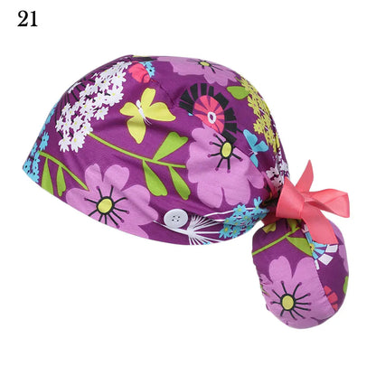 Women & Men Tie Back Hats Ponytail Holder Adjustable Long Hair Cap Working Hat With Button Working Cap Good Vibrations