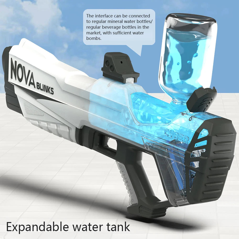 Automatic Electric Water Gun Auto Suction Water Guns for Adult Kids Battery Powered Squirt Blaster Summer Pool Beach Outdoor Toy Good Vibrations