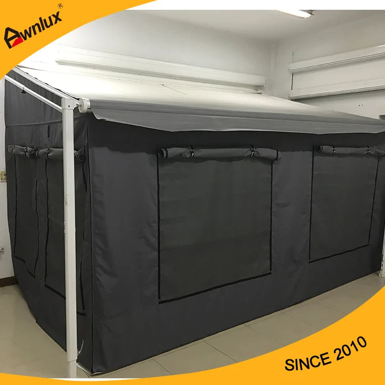 High Quality Portable Motorhome Camper Pop-Up Awnig Tent Double Layer PVC Polyester Fabric Aluminum Pole For Outdoor Camping Good Vibrations