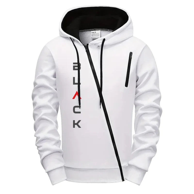 2025 Hot Sale Mens Tracksuit Hoodie Sweatpants Black Letter Print Zipper Jacket Jogger Pants Autumn Winter Casual Fashion Outfit Good Vibrations