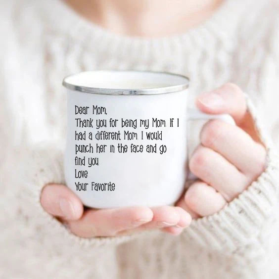 Mothers Day Gift for mom Mommy Birthday Gifts Best Mom Ever Mug Mommy Coffee Mugs Mother drink cup tea enamel cups Good Vibrations Adult Super Store