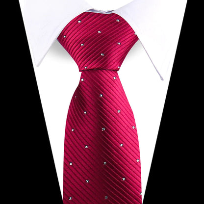 Elegant Ties For Men Fashion Item Necktie High Quality Classic Men Tie Suit Accessories Wedding Gifts Business Party Wholesale Good Vibrations