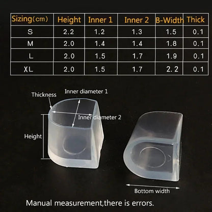 High Heels Includes Non-slip Latino Dance Heels Includes Shoe Cleaning Kit Cap Heels Silicone Cleats Good Vibrations