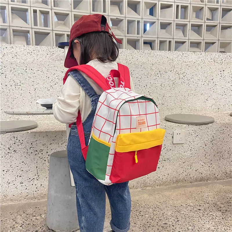 Kids Backpacks for Boy Kindergarten Backpack Fashionable Mother Kids Bags for Girl Toddler Backpacks Kawaii Backpacks Mochila Good Vibrations