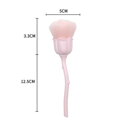 Rose-shaped Soft Brush For Manicure Nail Art Dust Brush Nail Dust Brush Gel Polish Dust Cleaning Nail Brushes Tool Nail Supplies Good Vibrations