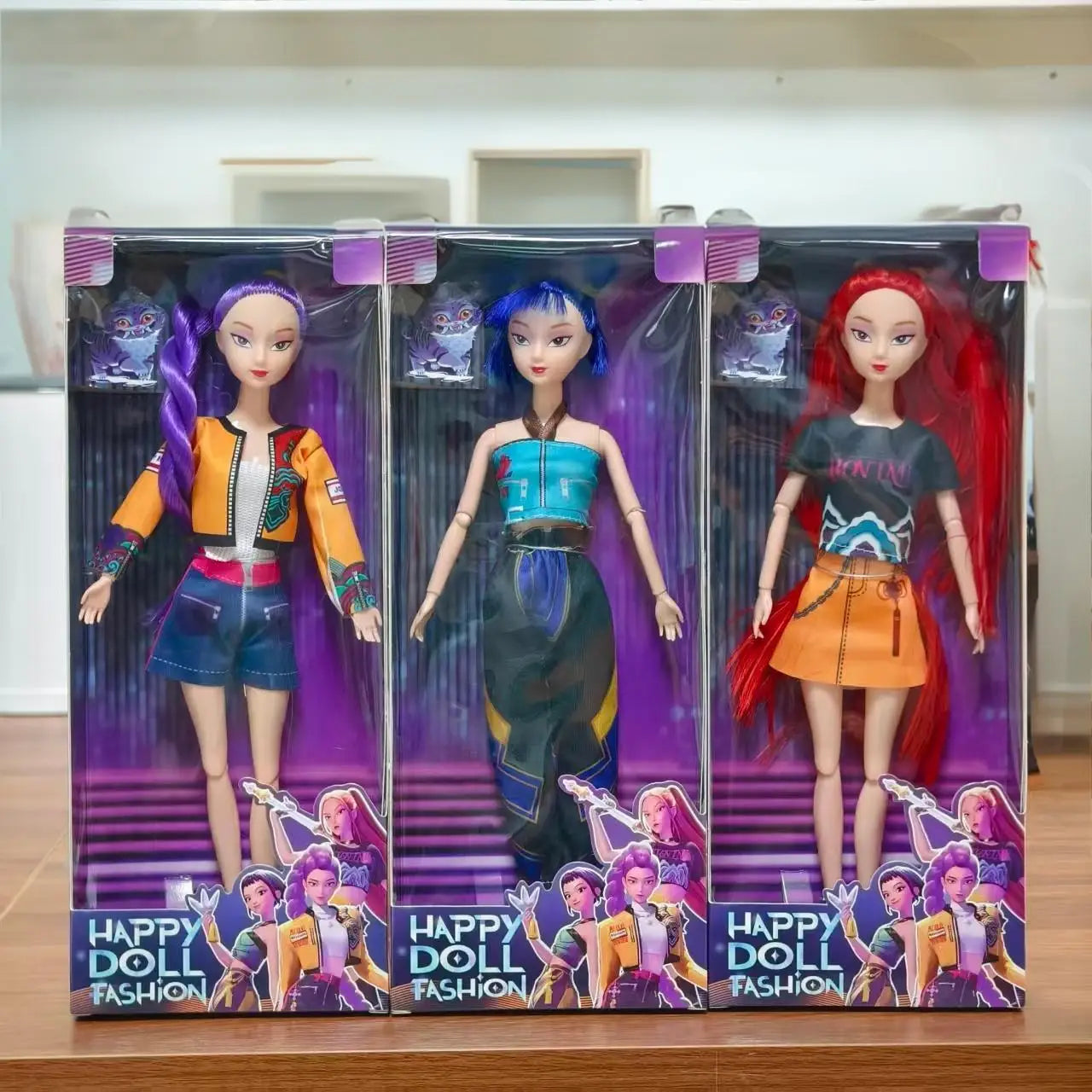 New Korean Wave Girl Group K-POP Witch Hunt Doll Rumi Mirazoi Toy Vinyl Doll Christmas Children's Birthday Gift Good Vibrations
