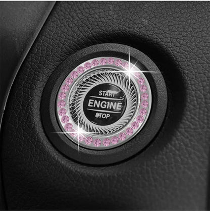 Automotive accessories embedded with pink diamonds, rhinestone interiors, essential car products - a variety of choices Good Vibrations Adult Super Store