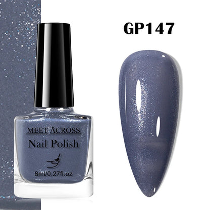 48 Colors Nail Polish Quick Dry No-bake Lasting Water-based Tearable Manicure Not Easy To Fade Semi-permanent Varnish Nail Art Good Vibrations