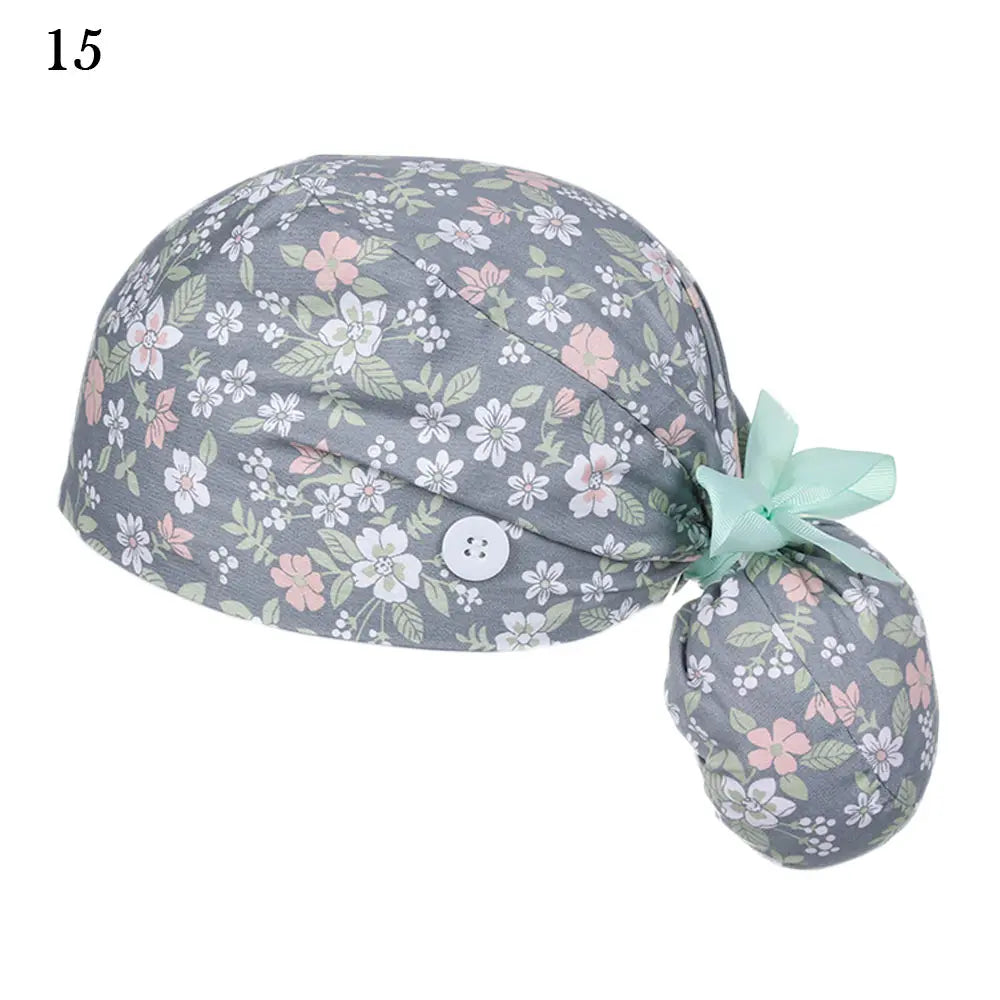 Women & Men Tie Back Hats Ponytail Holder Adjustable Long Hair Cap Working Hat With Button Working Cap Good Vibrations