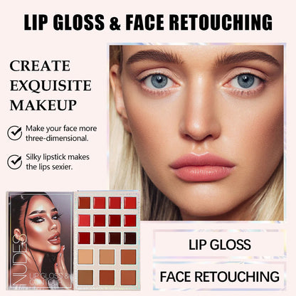 78 Colors of Eye Shadow, Blush and Lip Gloss All-in-One Makeup Palette with Rich Colors, Fine Powder and Easy to Apply Good Vibrations