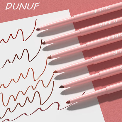 6pcs Lip Liner Pen Set Long-Lasting, Waterproof Sweatproof, Easy Coloring Non-fading Color Rendering Lip Gloss Set Beauty Makeup Good Vibrations