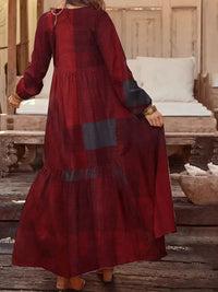 Elegant Women Maxi Shirt Dress ZANZEA Losse Long Sleeve Vestidos Autumn Vintage Ladies Plaid Dress Fashion Robe Good Vibrations