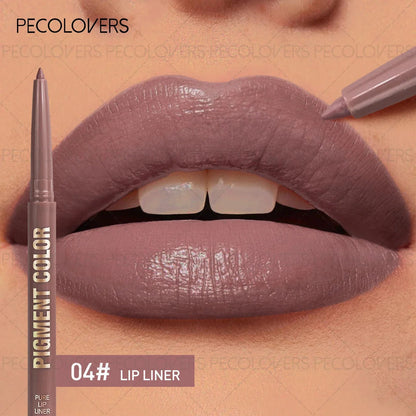 1PC Matte Lip Liner, Waterproof, Easy To Color, Durable, Three-dimensional Lips, Long-lasting, Women's Gift Good Vibrations