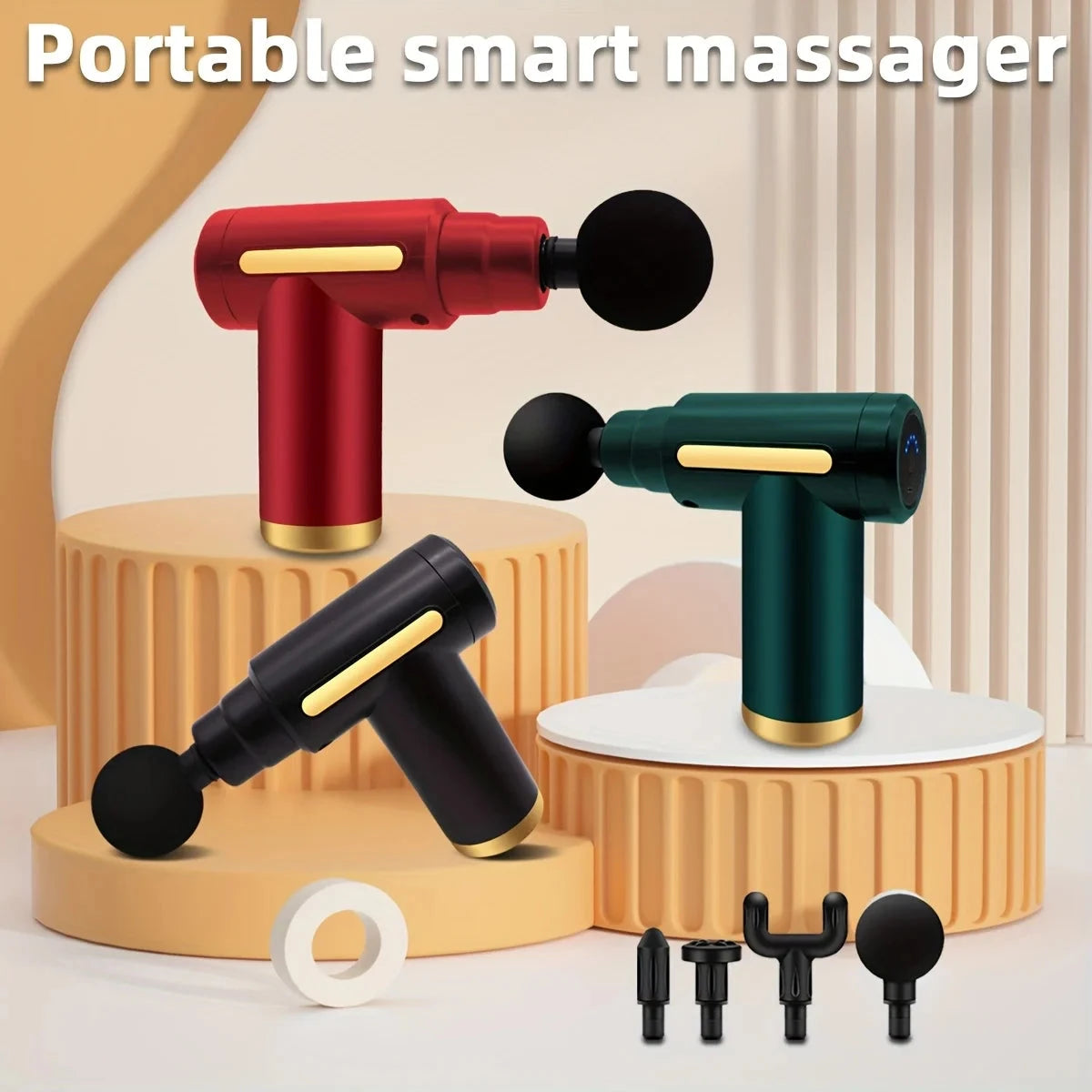 Long endurance TYPE-C mouth electric massager with six adjustable levels, silent fascia gun, multifunctional button fascia gun Good Vibrations