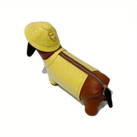 2025 new doll bag creative cute and funny hunting dog shaped contrasting color design sense niche single shoulder crossbody bag Good Vibrations