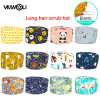 Surgical hats with various prints of hats for doctors and nurses scrub hat Good Vibrations