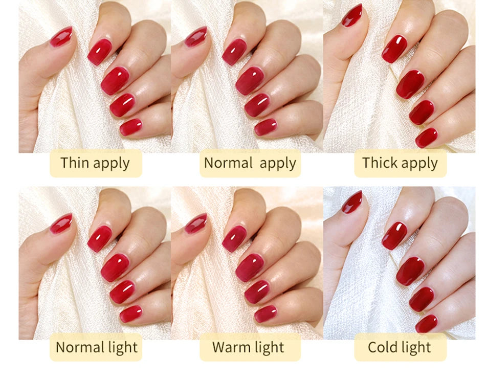 BORN PRETTY Milky Pink Rubber Base Gel Nail Polish Glitter 15ml Semi-Permanent Varnish Soak Off Self Leveling UV LED Gel Good Vibrations