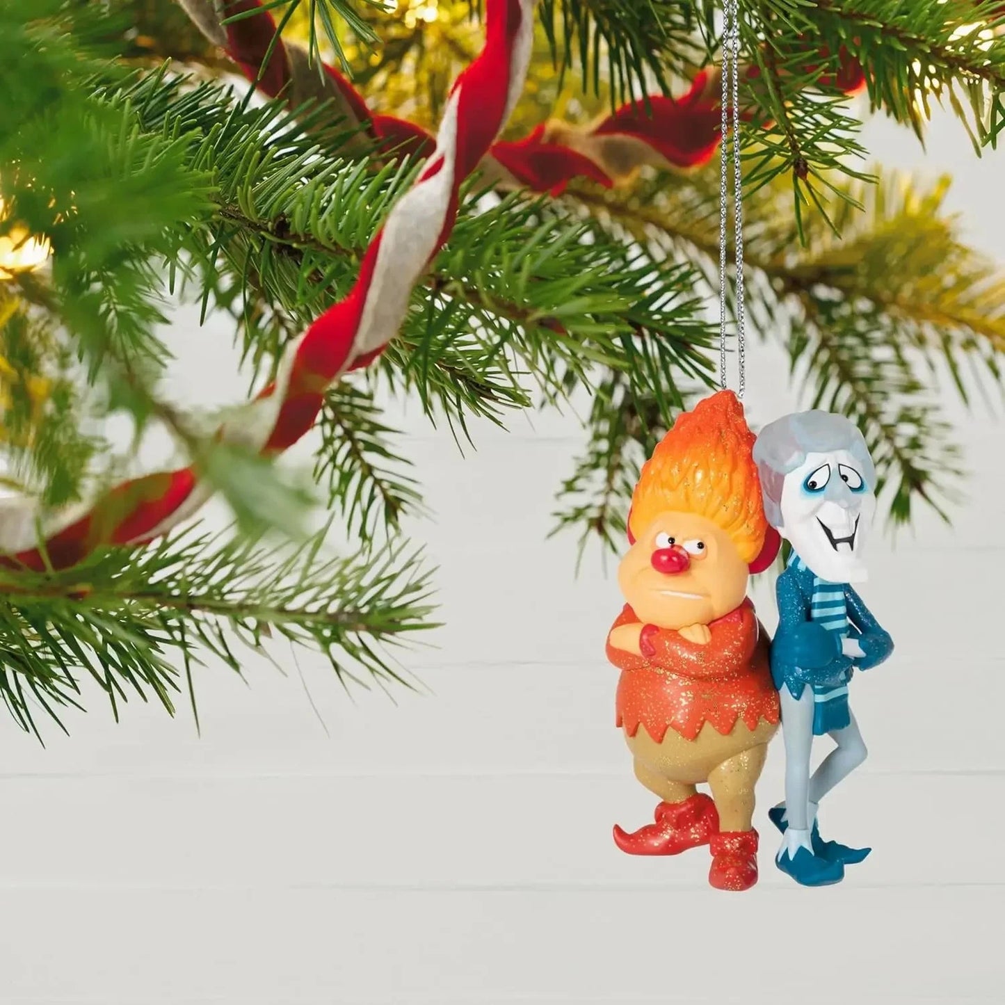 Christmas Ornament, The Year Without a Santa Claus Snow Miser Heat Miser, Funny Christmas Movie Gifts Good Vibrations