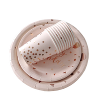 10PCS Colored Paper Cups Gold Dot Pink Blue Disposable Cup Wedding Birthday Party Disposable Tableware Disposable Paper Cup Set Good Vibrations