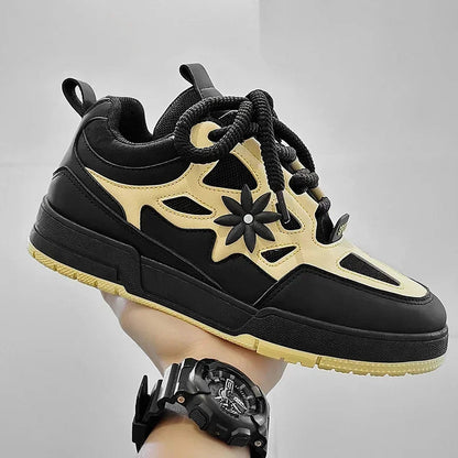 Fashion Mens Shoes Luxury Brand Sneakers Casual Shoes Man Trend Street Skateboard Shoes for Men Training Shoes Men Tenis Good Vibrations