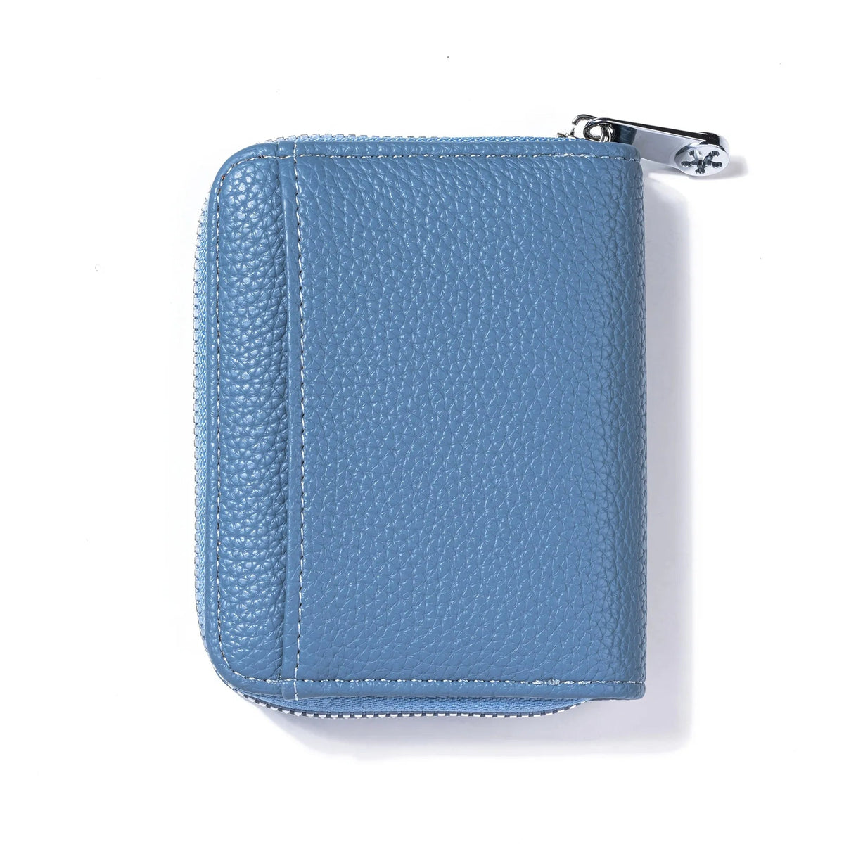 Solid Color Short Coin Purse for Women Girl RFID Coin Purse Cute Small Wallet Card Case with Zipper Good Vibrations