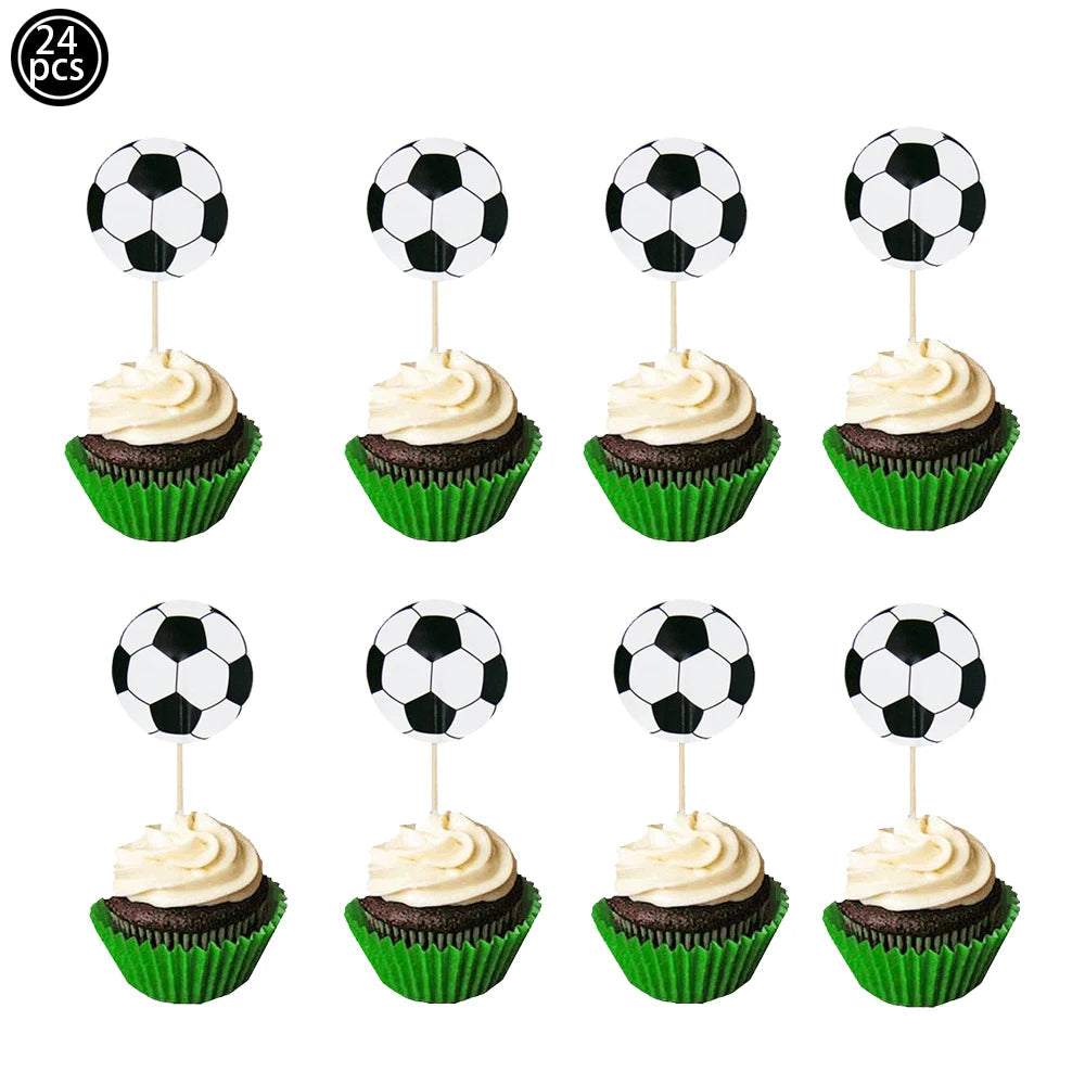 Soccer Party Disposable Tableware Paper Plates Cups Napkins Tablecloth Soccer Birthday Party Decoration Good Vibrations