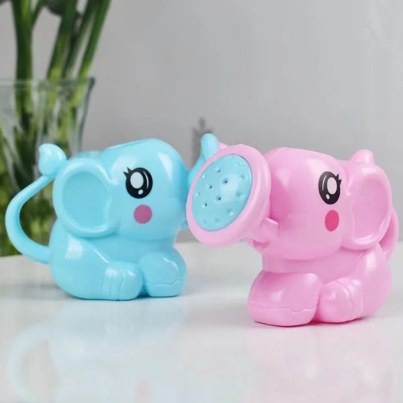 Baby Bath Toys Lovely Plastic Elephant Shape Water Spray for Baby Shower Swimming Toys Kids Gift Baby Kids Toy Good Vibrations